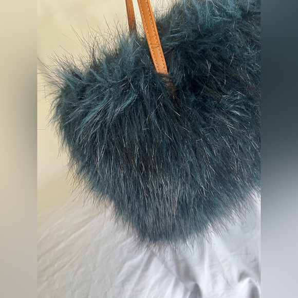 CrewCuts | Girls Teal Green | Monster Furry Shoulder Bag Tote | J. Crew - Picture 8 of 8